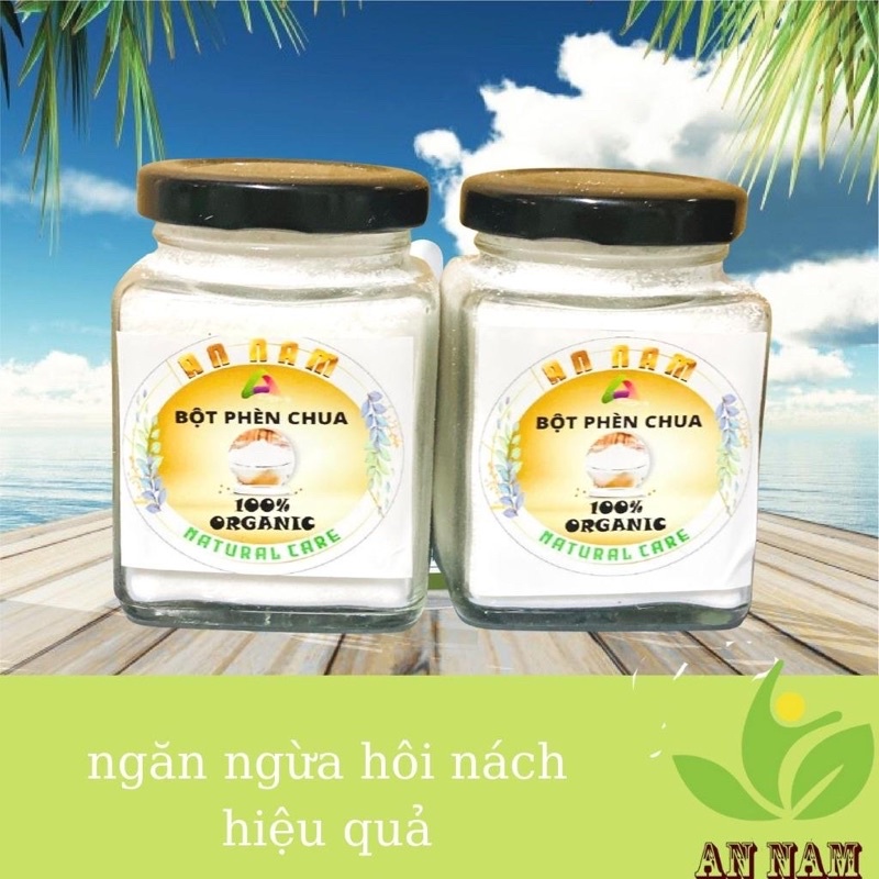 Hộp 100gr Bột phèn chua chưng cất