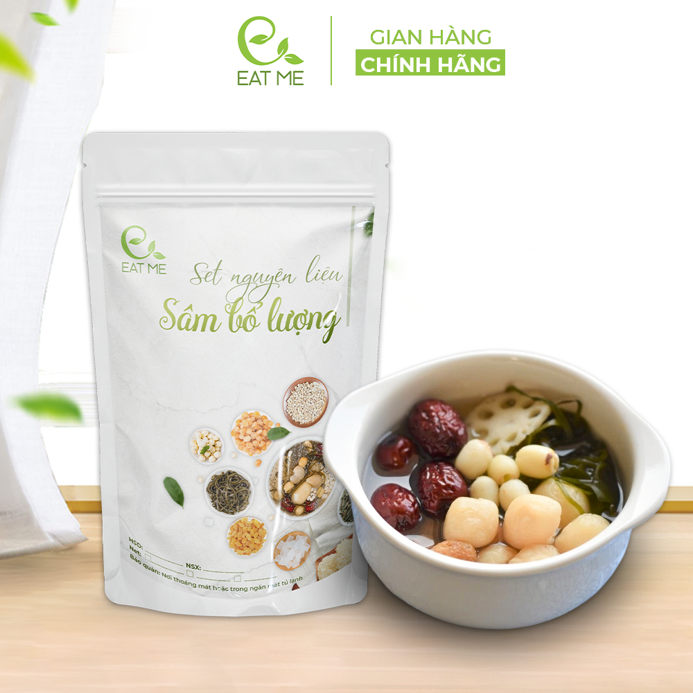 Set chè sâm bổ lượng 14 vị eatme - set nguyên liệu nấu chè sâm bổ lượng cực phẩm