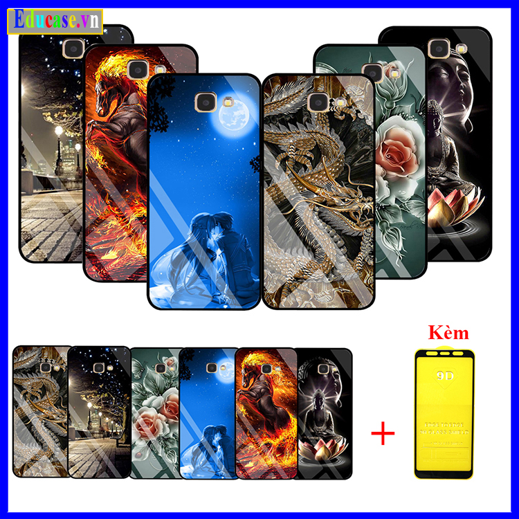 " Combo Ốp lưng Samsung J4 Plus" " Mặt Kính 3D " Siêu Sắc Nét Viền Dẻo Cao Cấp Chống Va Đập _Bảo Vệ Điện Thoại Tốt_ Nhiều Hình Ảnh Đẹp Hợp Phong Thủy_Tặng Kèm Kính Cường Lực Educase.vn