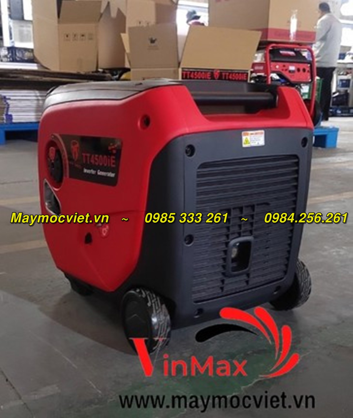 Máy Phát Điện Chạy Xăng 4Kw TT4500iE Inverter Siêu Cách Âm