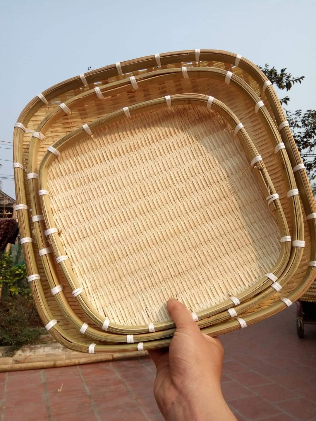 Mẹt vuông mây tre đan, mẹt bún đậu, mẹt gà, mẹt heo