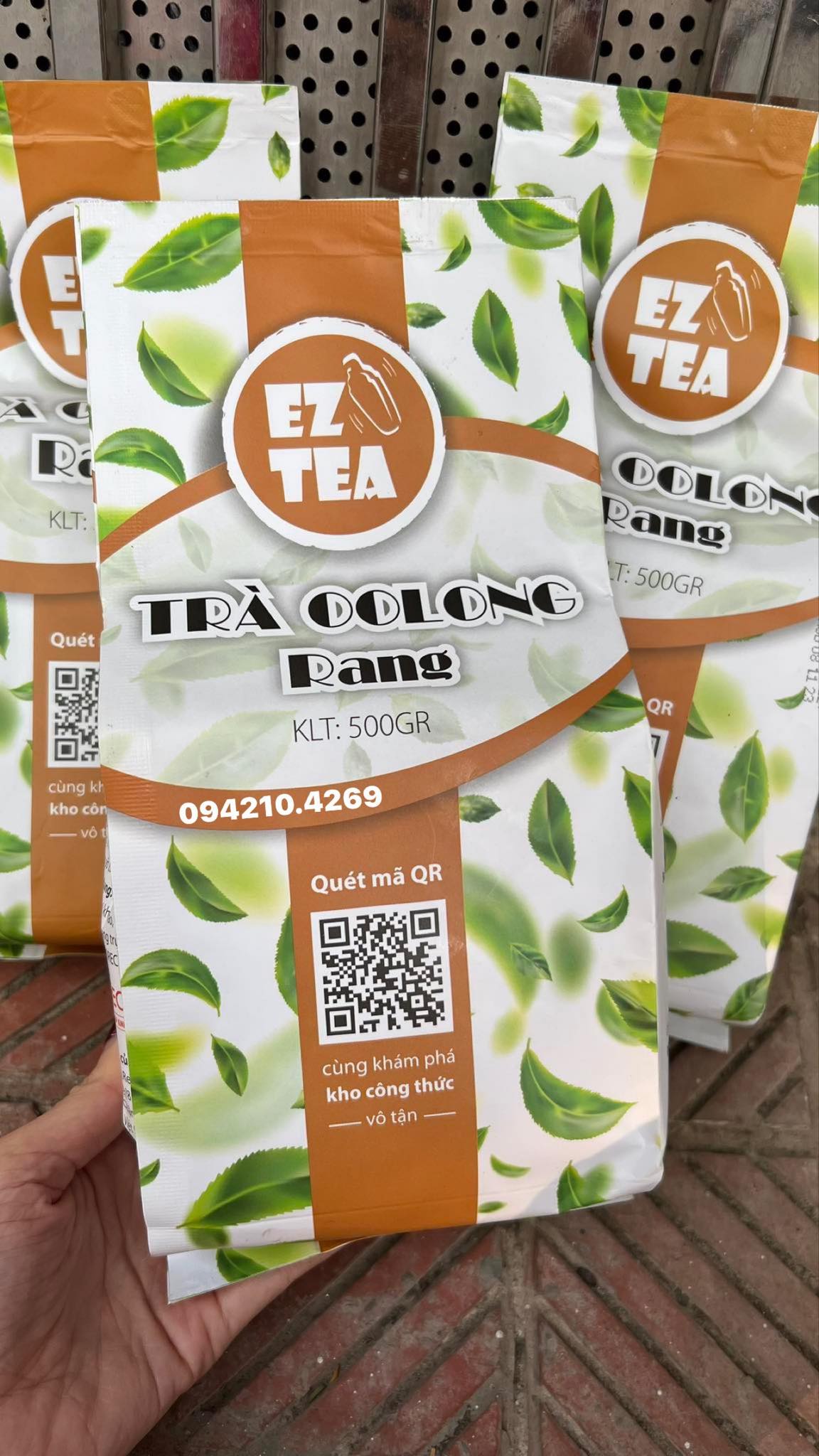 Trà olong/ ô long rang eztea 500gr - thích hợp làm trà sữa nướng/ trà sữa bá vương