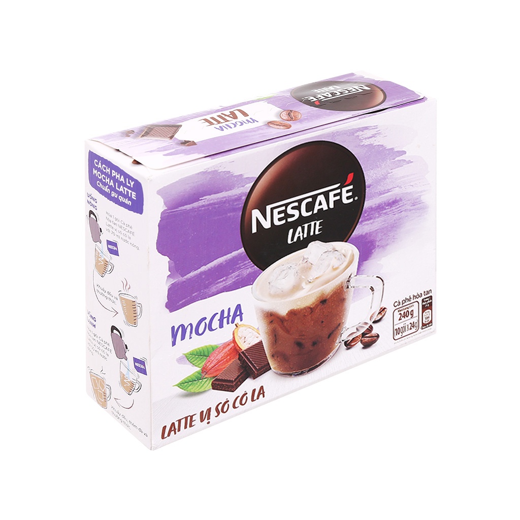 Hộp 12 gói x 24g NESCAFE Cà Phê Sô Cô La