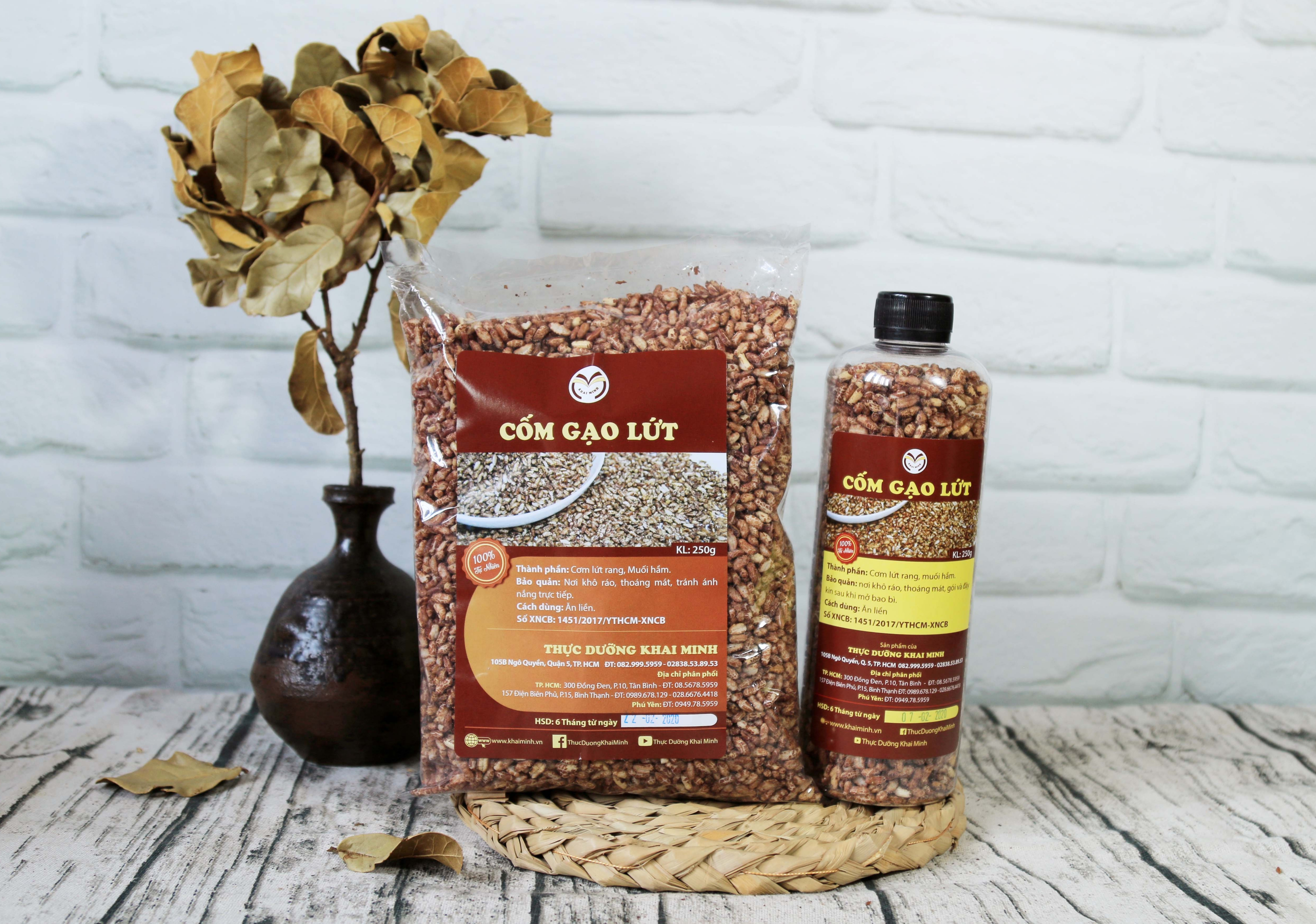 CỐM GẠO LỨT - 150 GR - CỬA HÀNG THỰC DƯỠNG KHAI MINH CHÍNH HÃNG