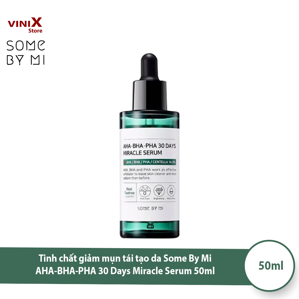 Tinh chất giảm mụn tái tạo da Some By Mi Aha-Bha-Pha 30 Days Miracle Serum 50ml