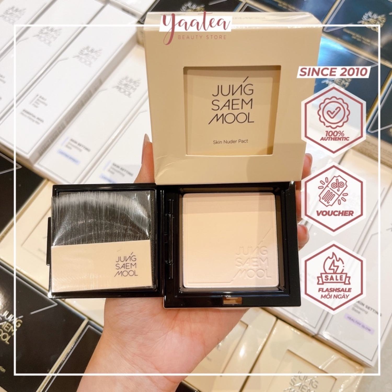 Phấn nén Jung Saem Mool Skin Nuder Pact