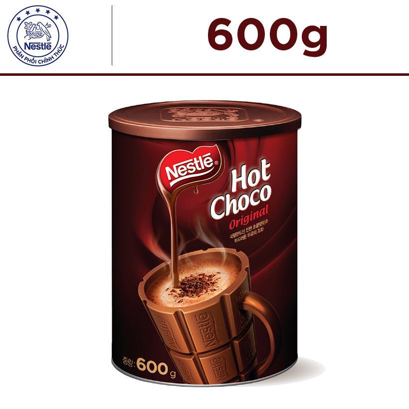 Lon bột ca cao nestlé hot choco