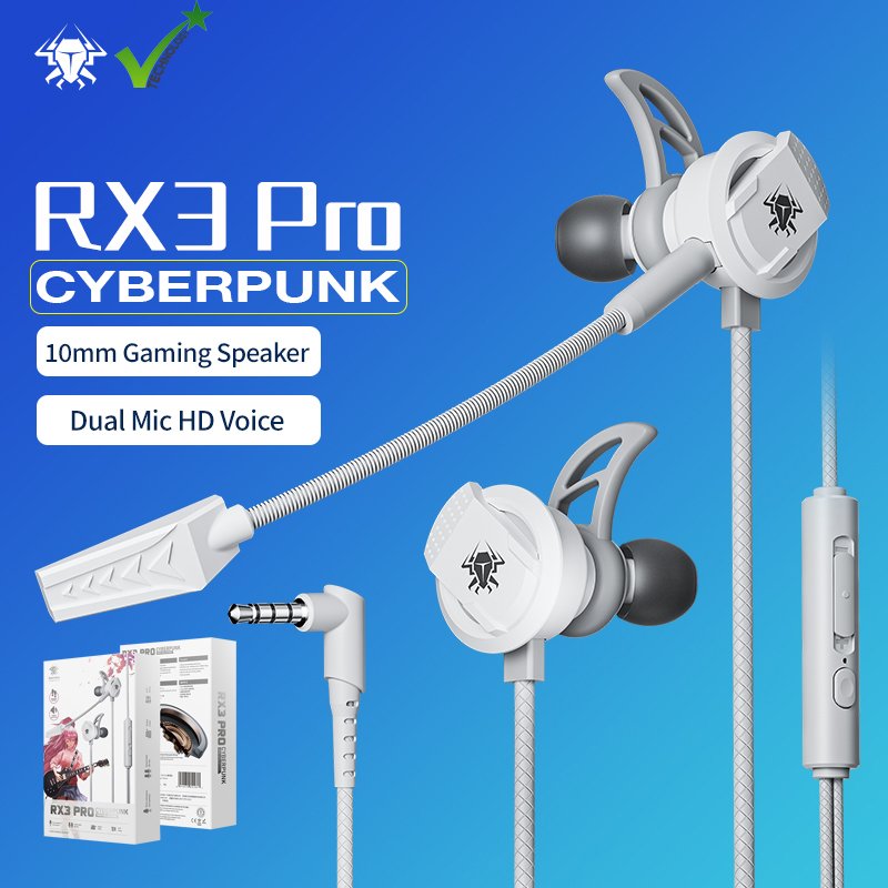 Tai nghe Xmowi RX3, tai nghe game dual mic cực hot,chơi tốt PUBG,COD