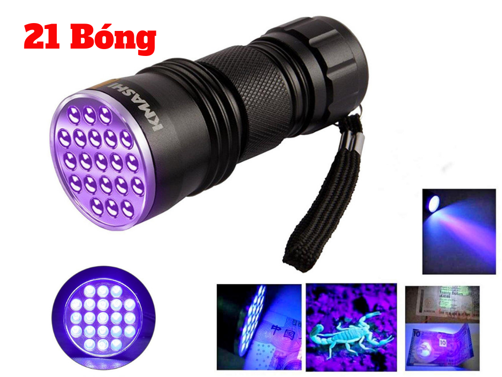 [HCM]Đèn UV Led 21 Sấy Keo UV Soi Tiền, Đèn Tia Cực Tím