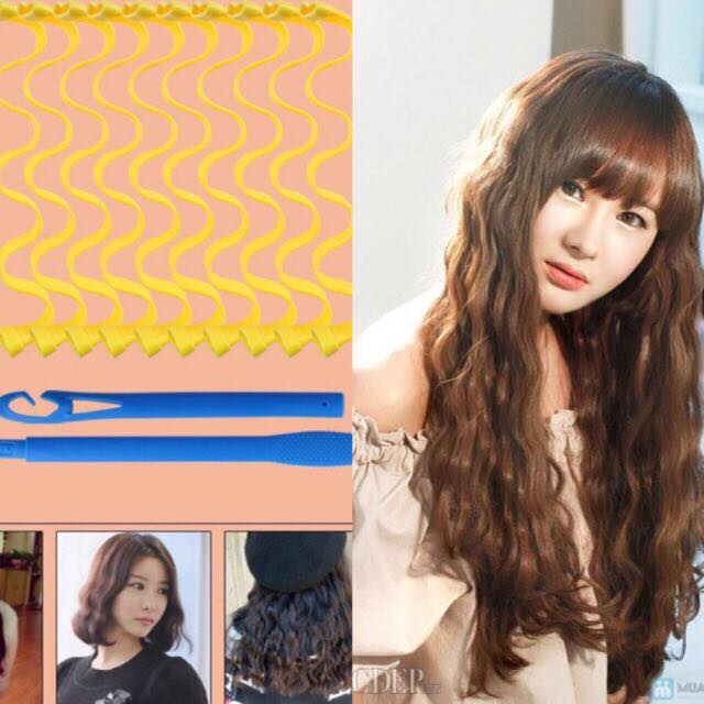 12 lô uốn tóc retro sóng nước 30cm và 45cm