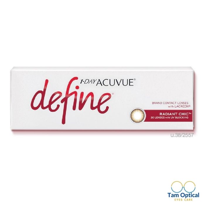 Contact lenses color 1-Day Acuvue Define Radiant Chic (30 lenses)