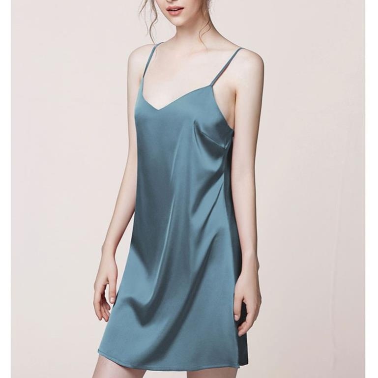 【HOT SALE】 Váy Ngủ Sexy Đầm Ngủ Lụa Satin Cao Cấp S005