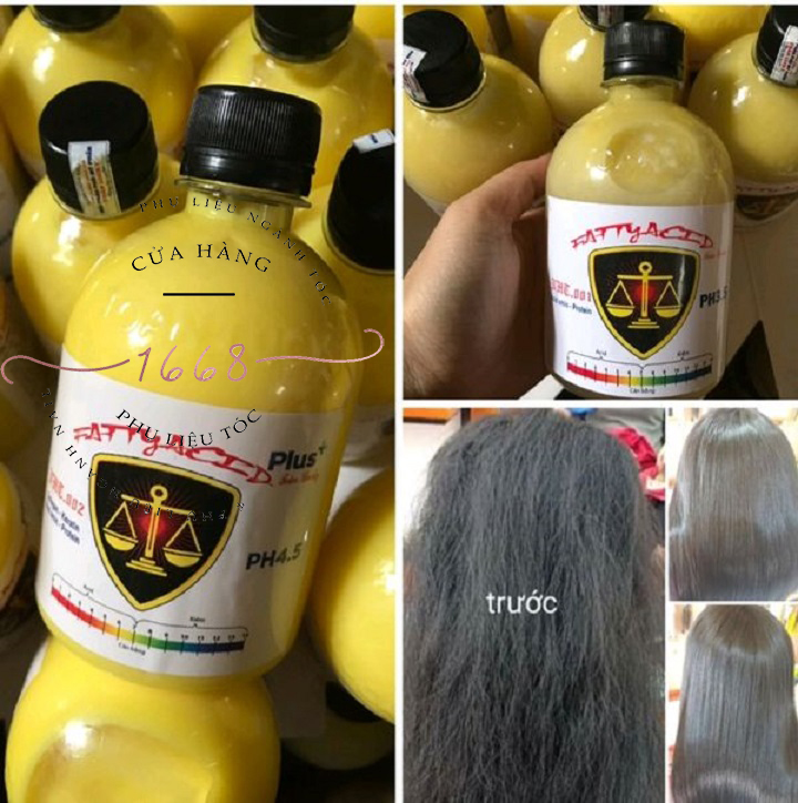 Phục hồi tóc axit béo plus khử kiềm, dưỡng tóc