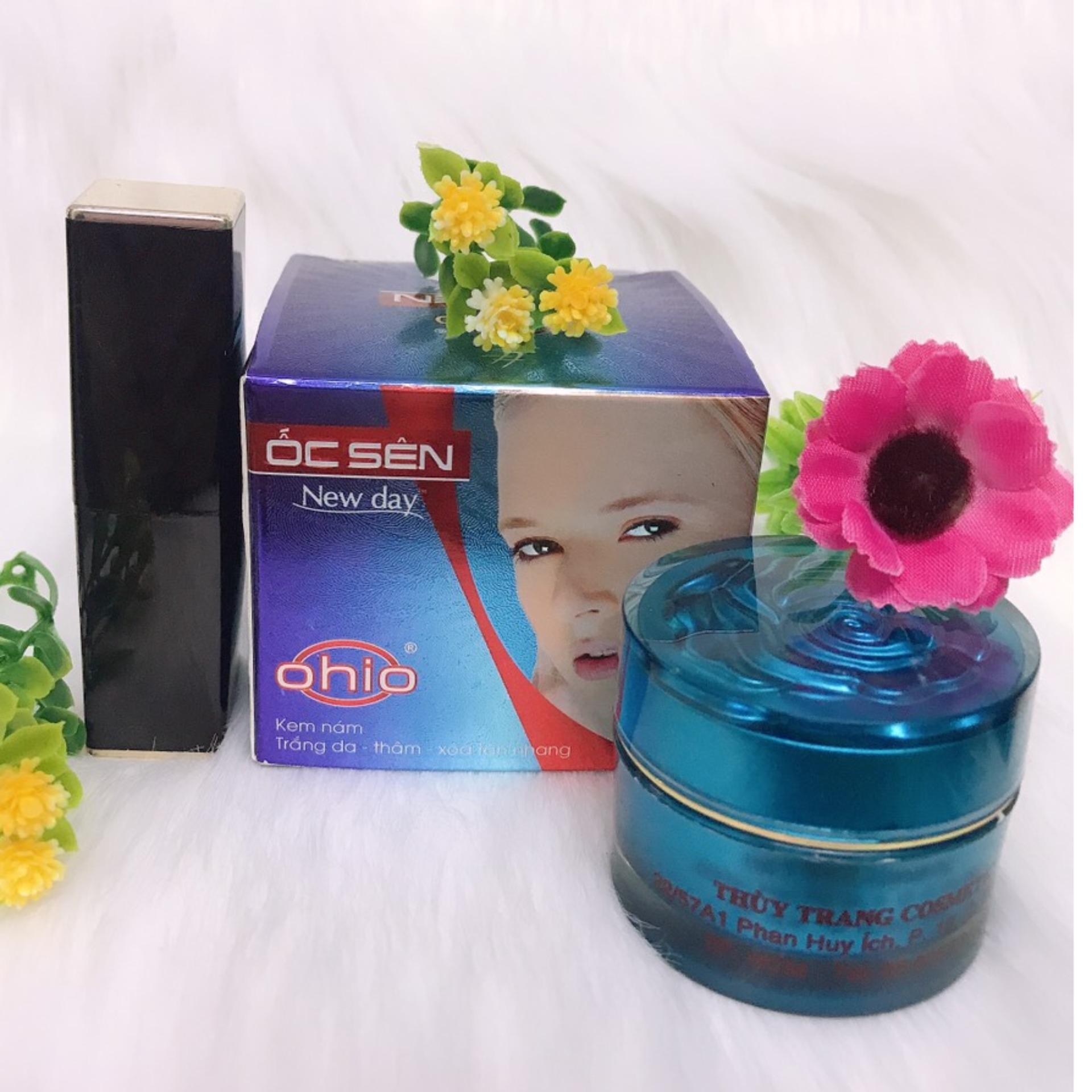 [HCM]Kem nám - Trắng da - Thâm - Xóa tàn nhang OHIO Ốc Sên New Day (18g)