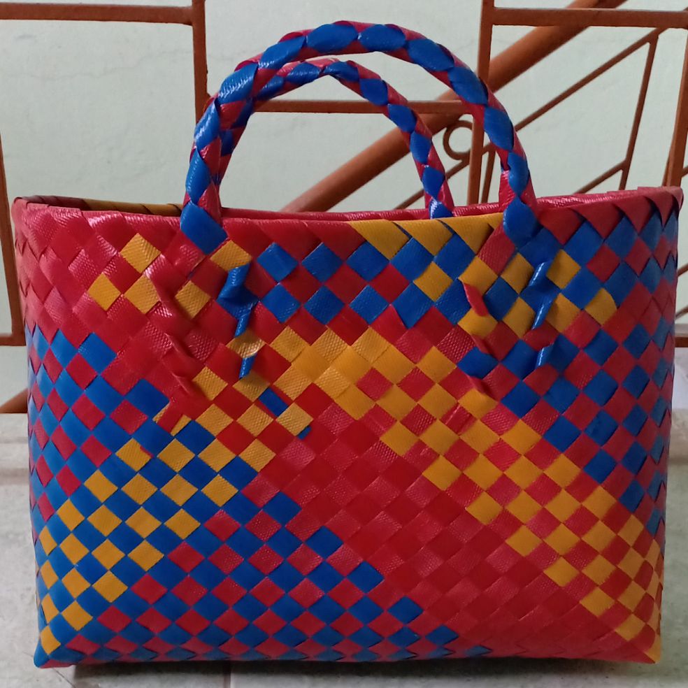 Làn đi chợ, làn thủ công, là đan tay, giỏ sách đi chợ