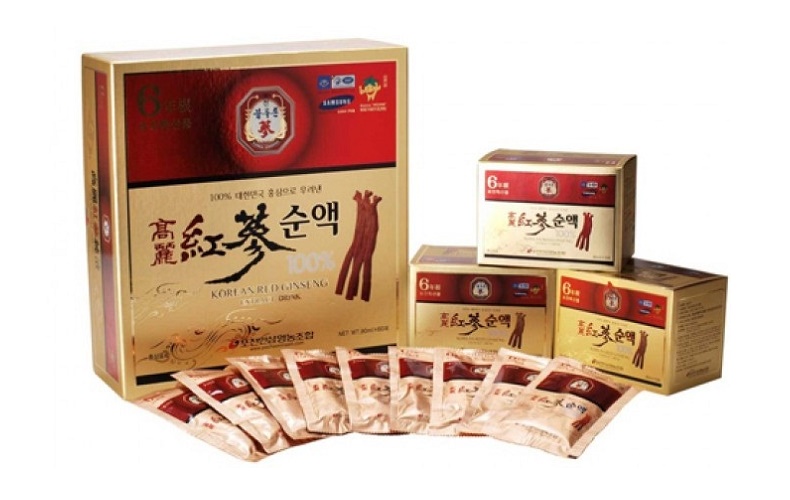 Nước hồng sâm nguyên chất Pocheon 100%