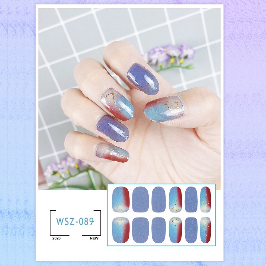 Sét 12 miếng dán móng tay cao cấp mẫu mới - nail sticker cao cấp chống thấm nước - MUA 5 TẶNG 2( tặng 1 dũa móng+ 1 miếng bông cồn lau móng) -beautyful everyday