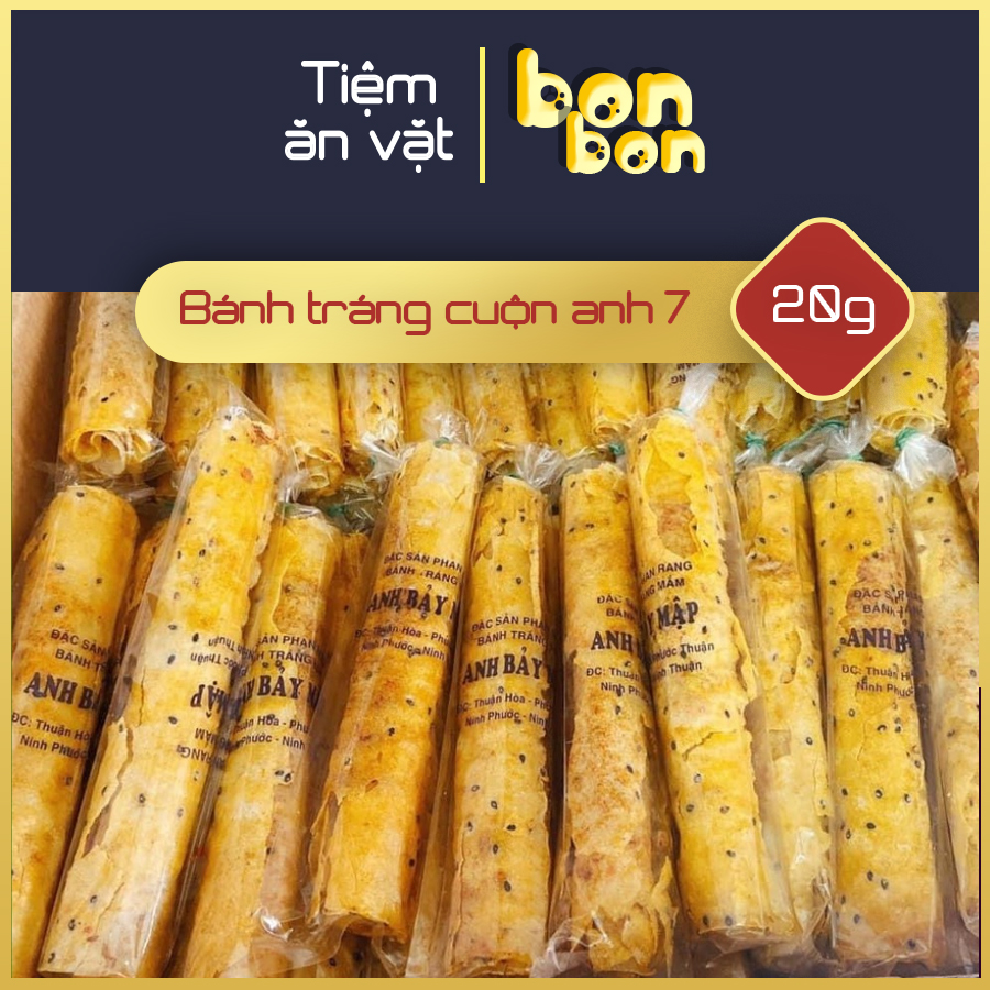 Bánh tráng nướng mắm ruốc cuộn tôm anh 7 Mập, đồ ăn vặt siêu ngon