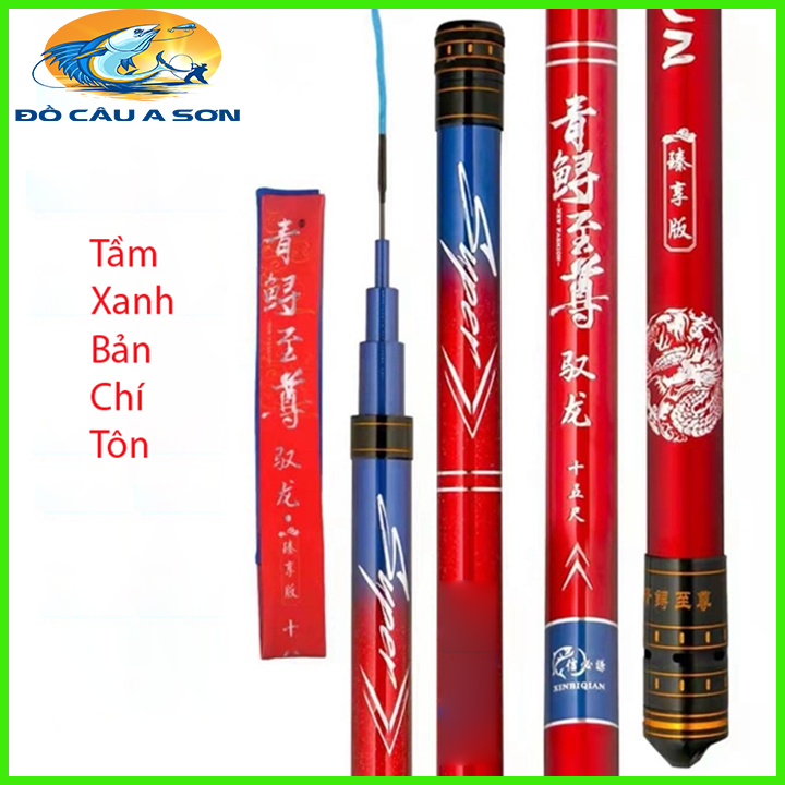 Cần câu đài tầm xanh chí tôn 20h-19i cần câu tay săn hàng chính hãng cao cấp cd-56