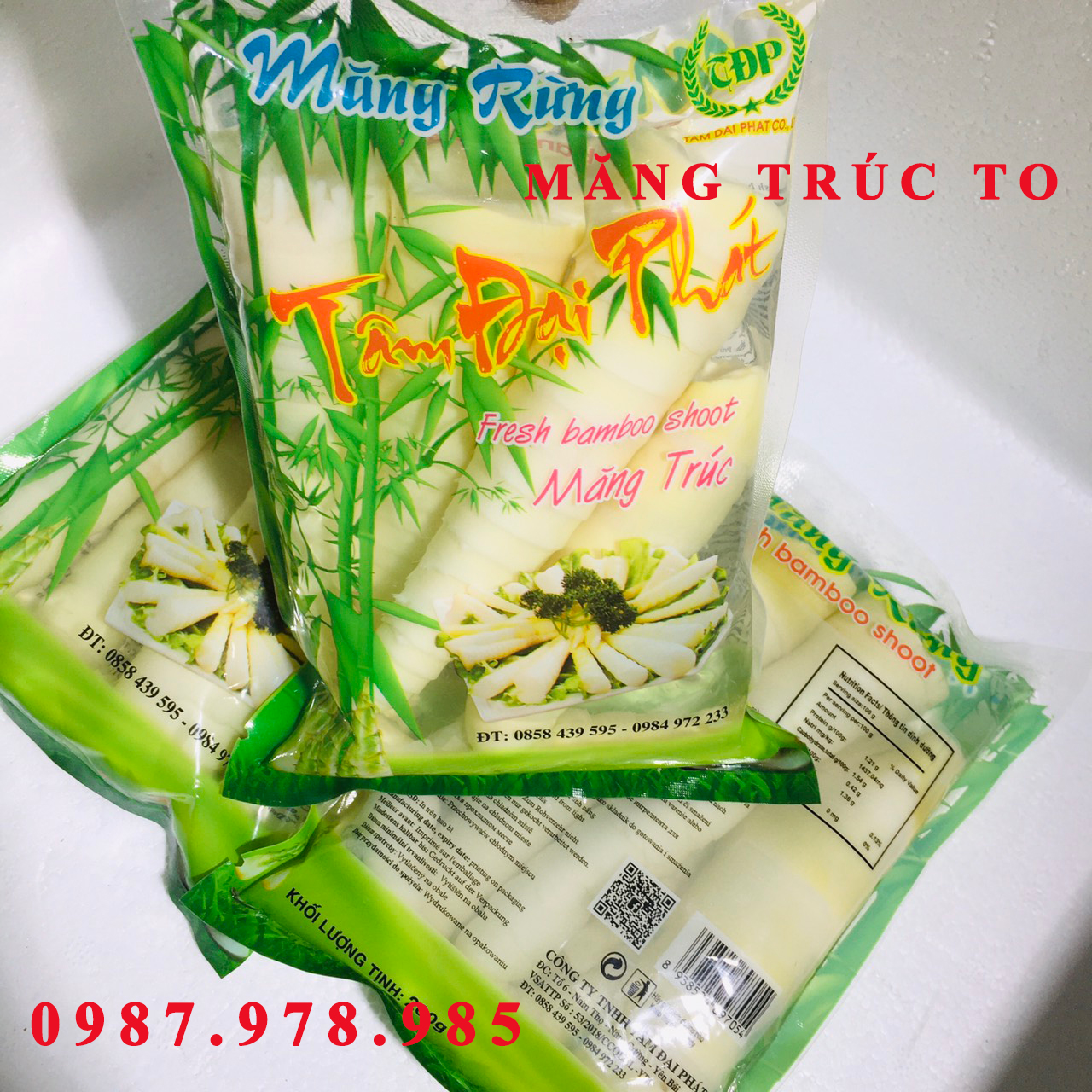 Măng trúc Tây Bắc loại to 200gr
