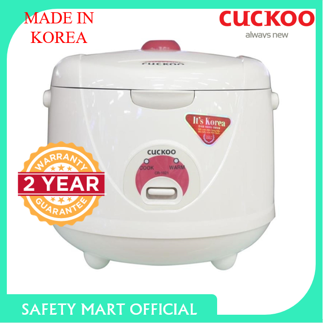Nồi cơm điện nắp gài hàn quốc cuckoo cr-1021 - 1.8l, nồi cơm nội địa hàn quốc siêu bền kiểu dáng đẹp hiện đại - hàng chính hãng bảo hành 2 năm safety mart official