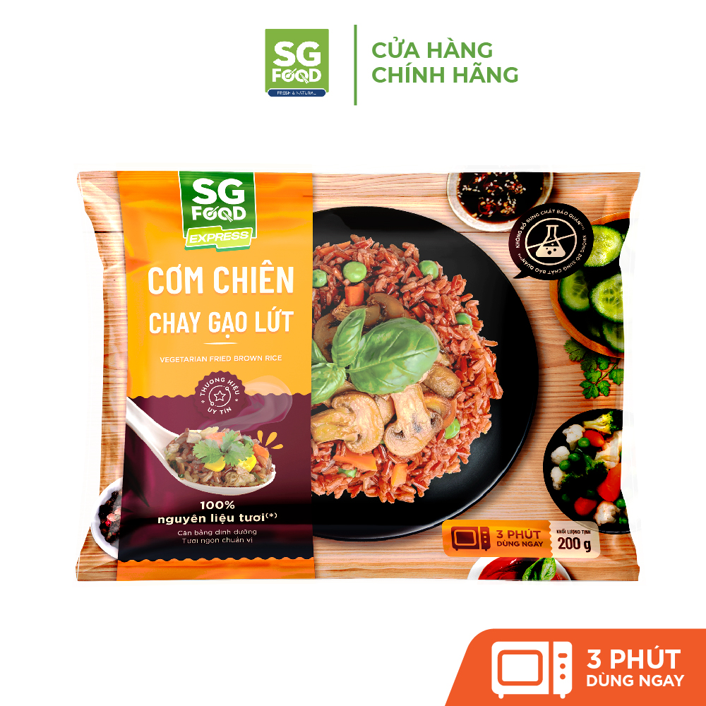 Cơm Chiên Chay Gạo Lứt SG Food Túi 200G