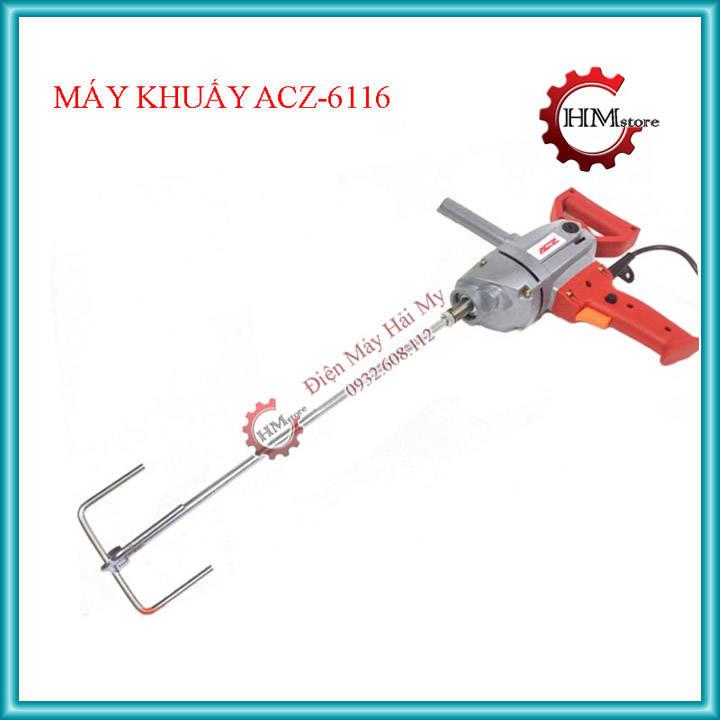 Máy khuấy sơn cầm tay ACZ 6116 16mm, công suất 850w
