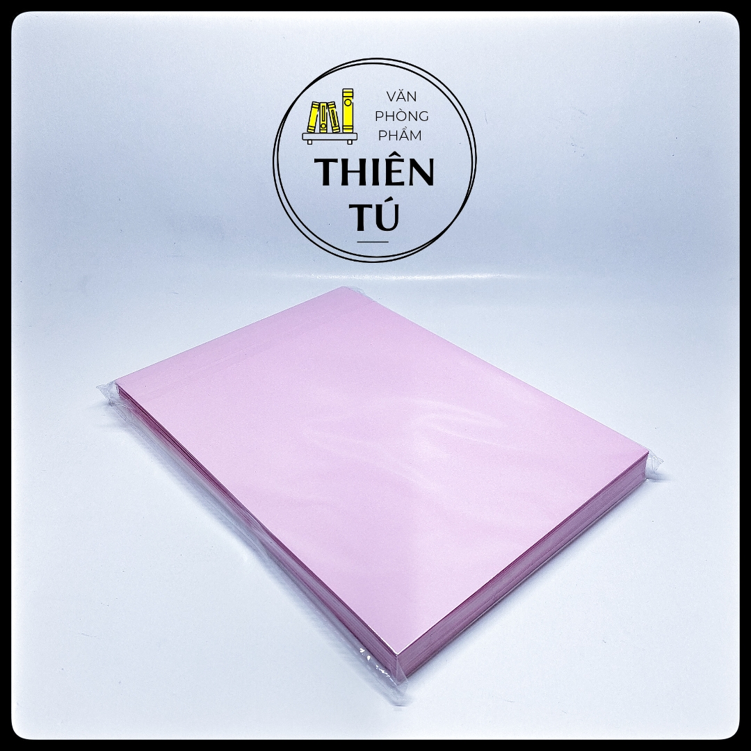 Bìa màu A4 160gsm, giấy bìa cứng có màu, bìa cứng làm thiệp