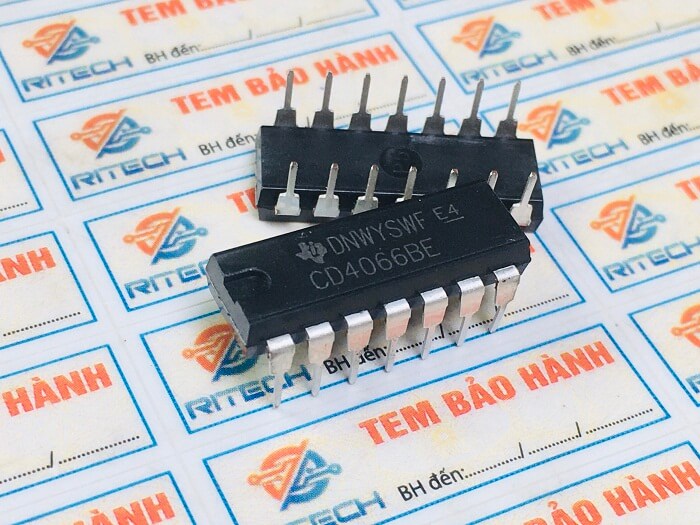 Combo 8 con cd4066be, cd4066 ic số dip 14 hàng chính hãng