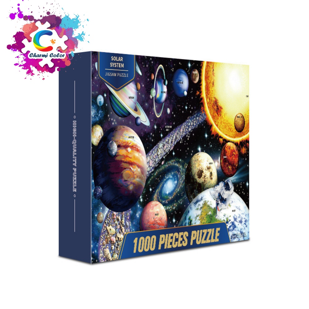 [HCM]Tranh ghép hình 1000 mảnh giấy 10-907 solar system 50x75cm