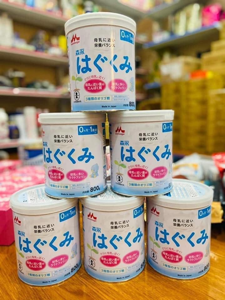 Sữa bột Morinaga nội địa Nhật Bản số 0-1, số 1-3 800g