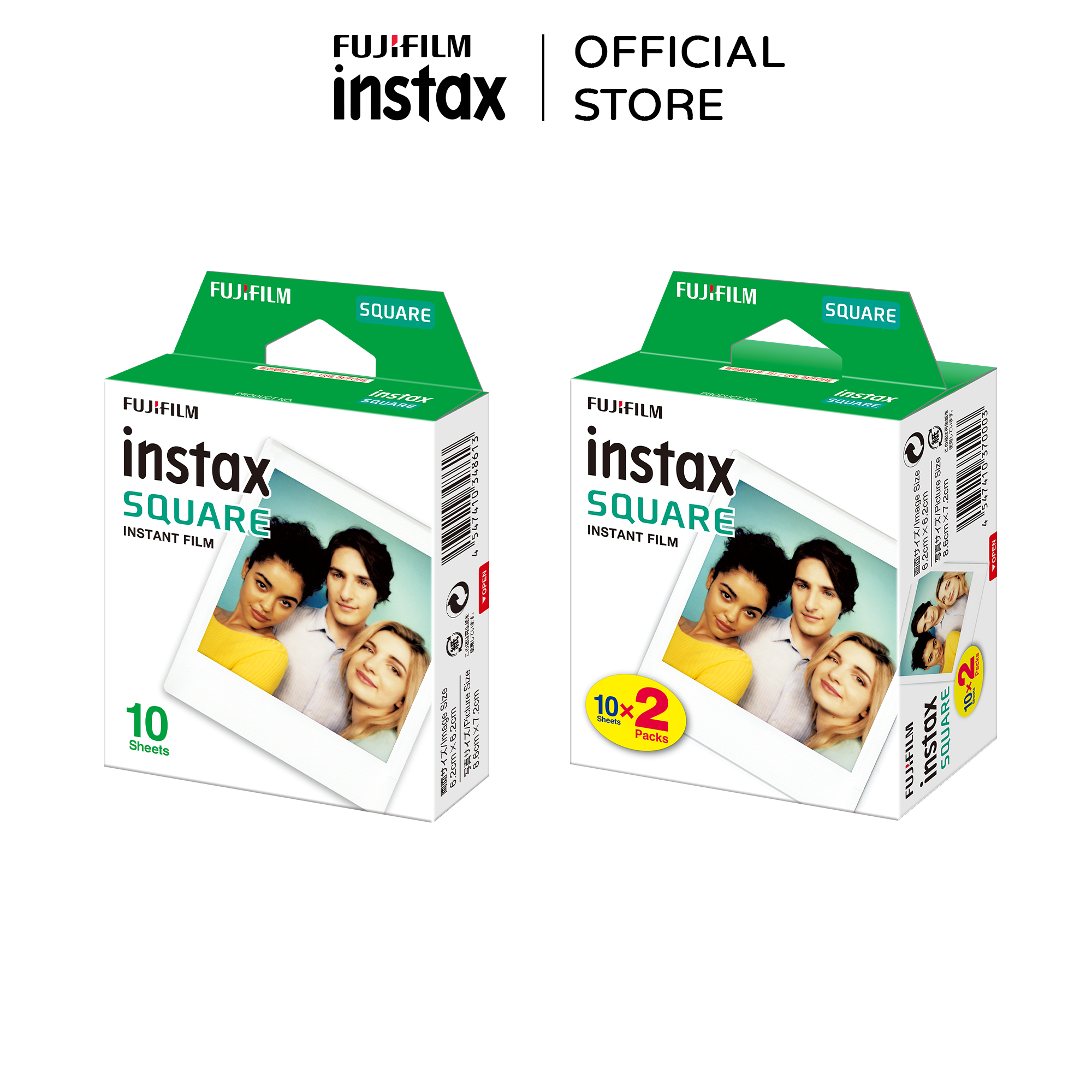 Phim Máy Chup Ảnh Lấy Liền - Fujifilm Instax Square