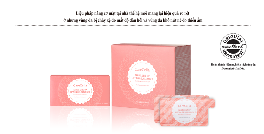 [HÀNG CHÍNH HÃNG] Set 4 gói Kem Nâng Cơ Mặt Chống Lão Hóa Chống Nếp Nhăn CareCella Gel Nâng Cơ Mặt cấp ẩm cho da chuyên sâu