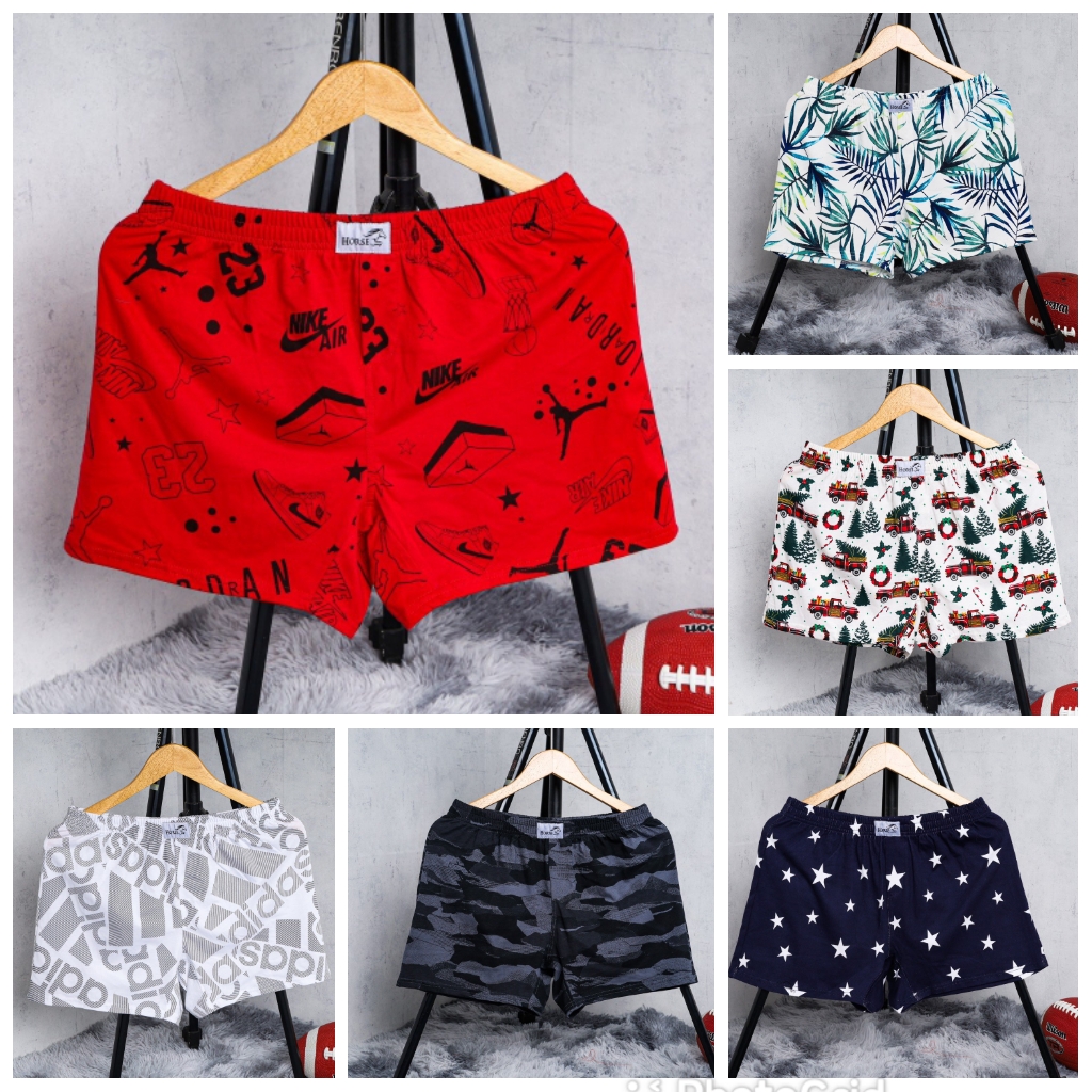 Combo 5 quần đùi nam nữ chất thun cotton co giãn tốt mặc ngủ mặc nhà, mặc ngủ cực mát