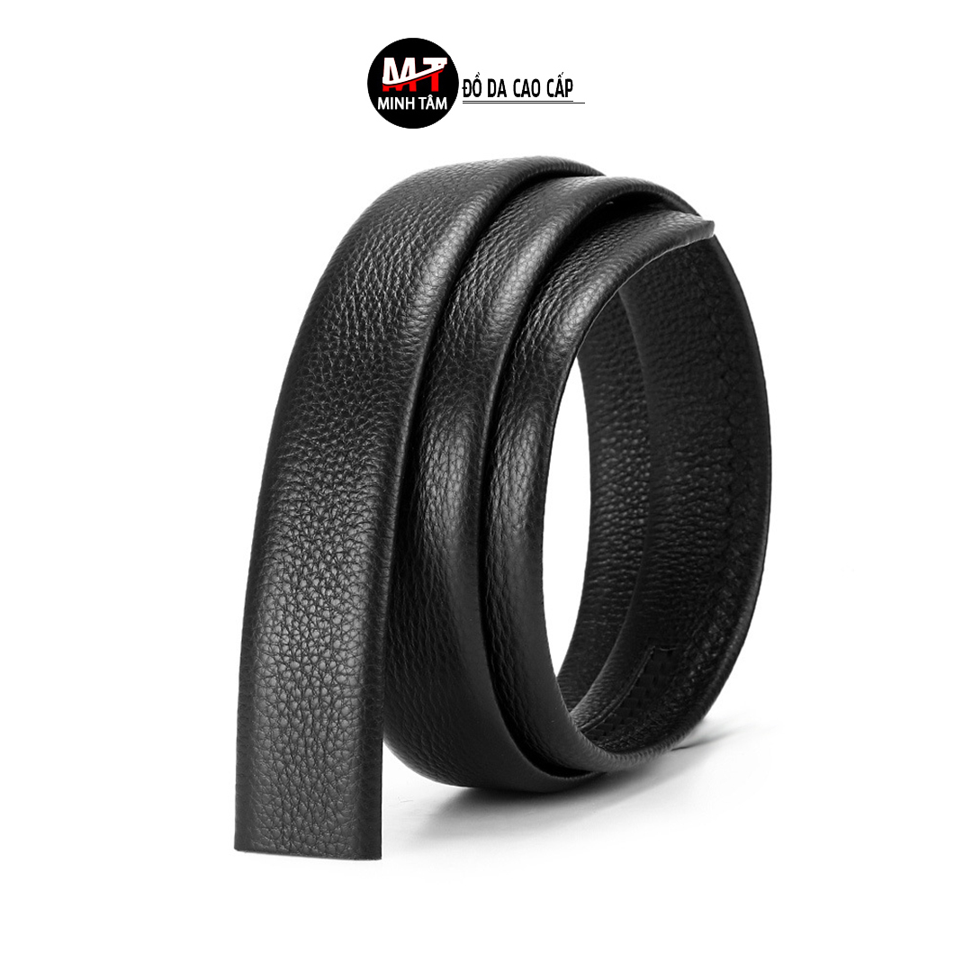 [HCM]Thắt Lưng Nam Minh Tâm Da Bò 2 Lớp Không có khóa MT334-67
