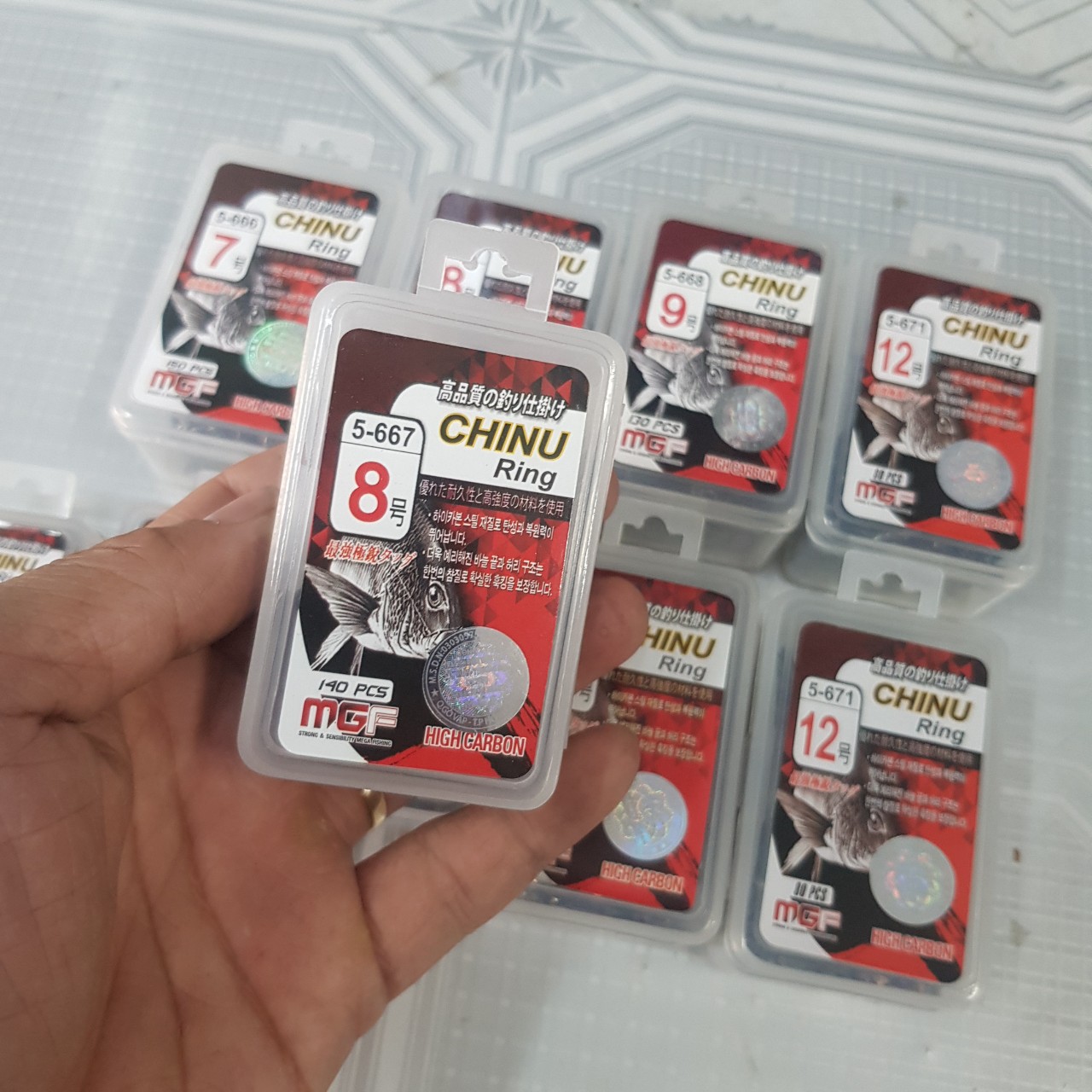 [HCM]Lưỡi Câu Chinu Hàn Quốc ?? SIÊU BÉN ?? Xịn Hộp 100 đến 200 Lưỡi Hàng Xịn Từ Size 1 Đến Size 12