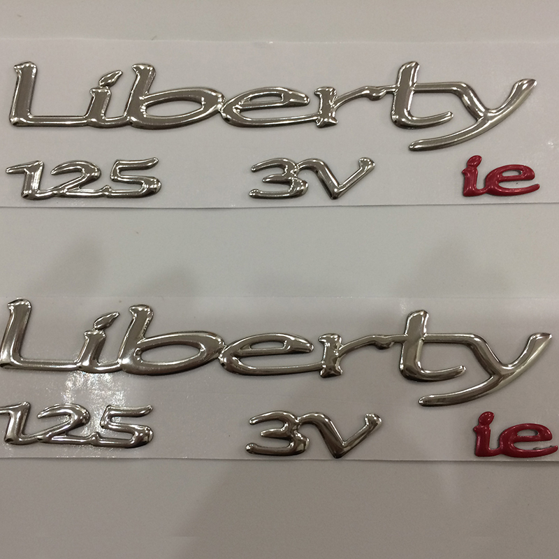 Bộ Tem chữ nổi xe  Liberty 125 3v ie- Deacl chữ nổi xe Liberty