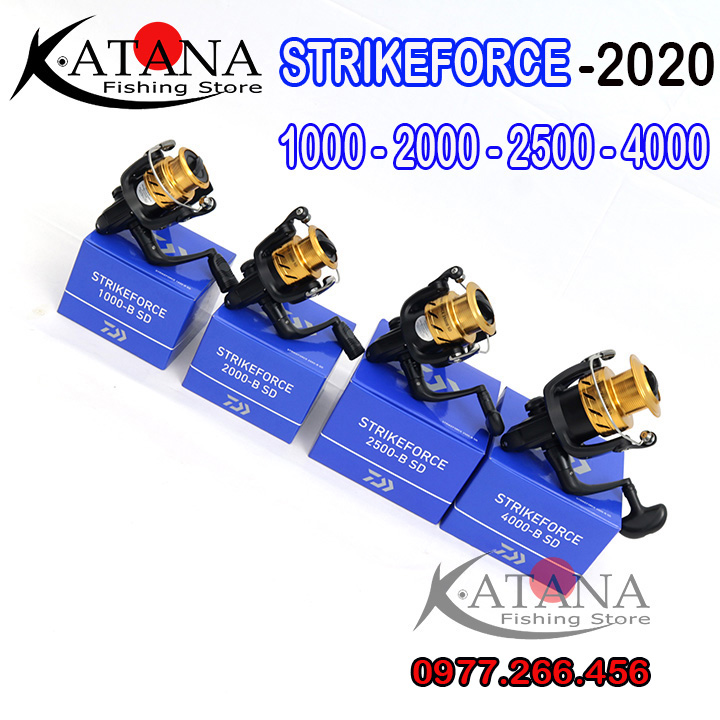 [HCM]Máy Câu Daiwa StrikeForce Chất Lượng - Hợp Túi Tiền - 1000 2000 2500 4000