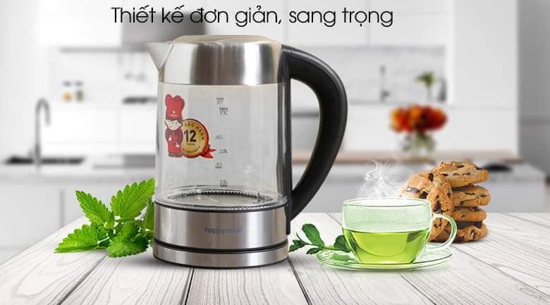 Bình siêu tốc happycook 1.7 lít hek-170gd