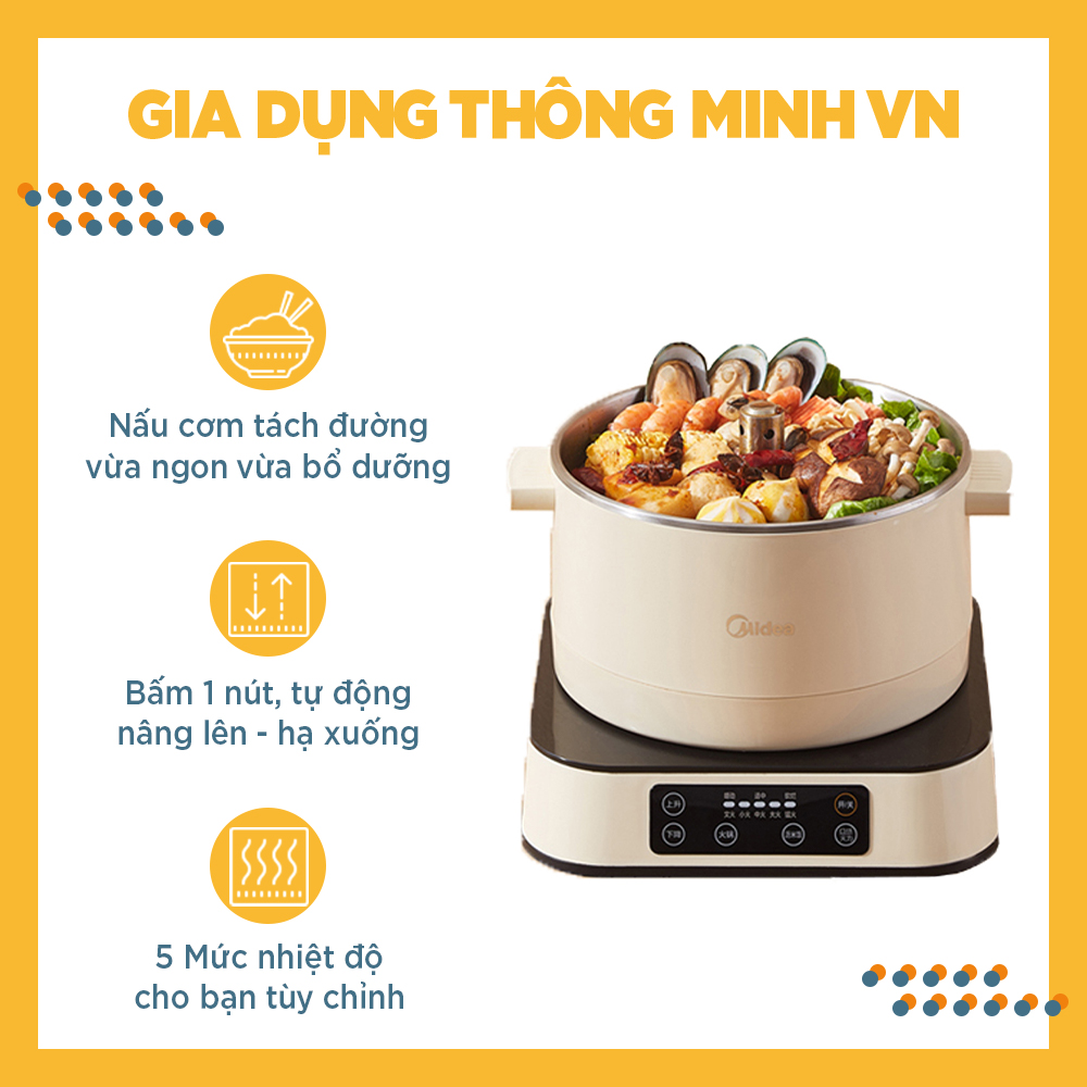 Nồi Lẩu Điện Thang Máy Thông Minh Midea
