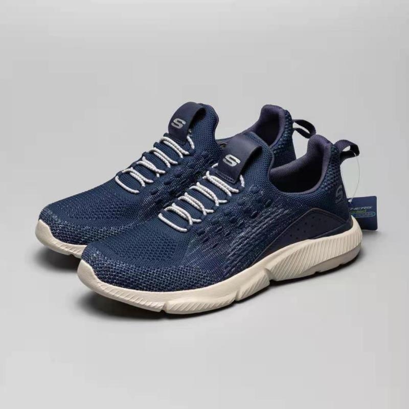 Giày chạy bộ Skechers relaxed Ingram Streetway cho nam màu Navy