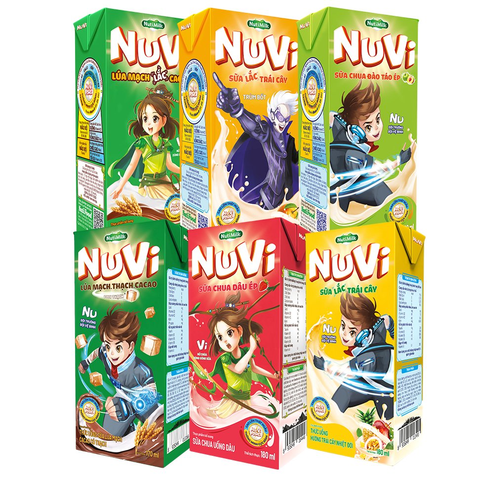 NutiMilk tăng tốc với NuVi - nhãn hiệu dành riêng trẻ em - Tuổi Trẻ Online