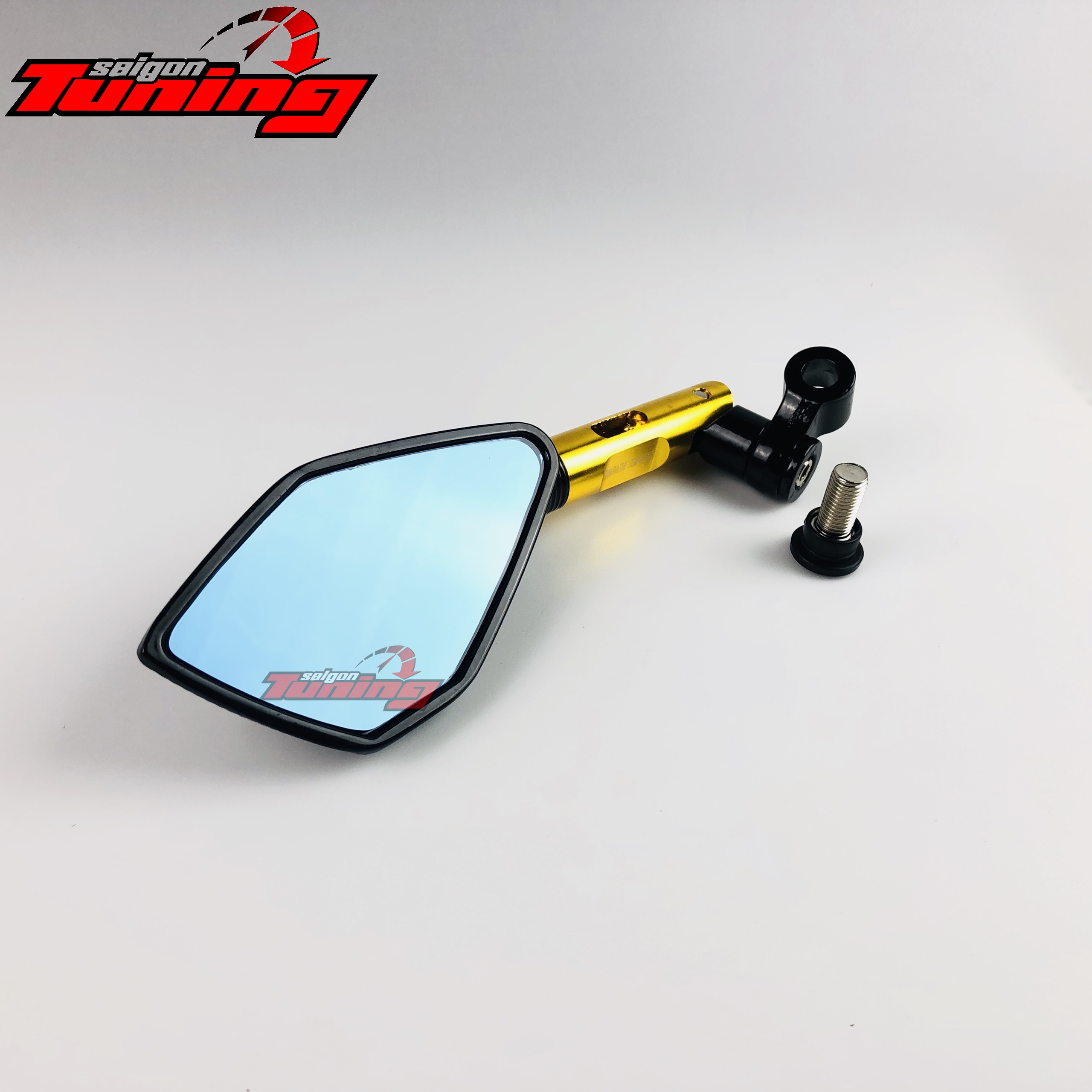 Kính trái chiếu hậu - Màu vàng Gold SaigonTuning