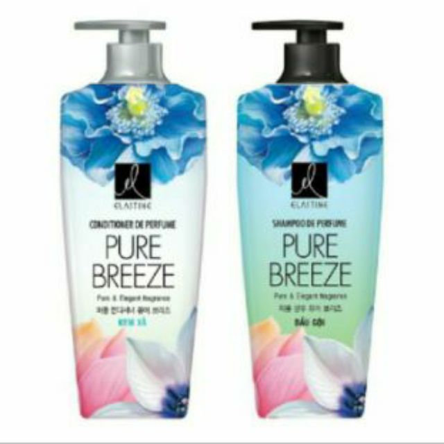 Dầu gội elastine hàn quốc 600ml xanh pure breeze