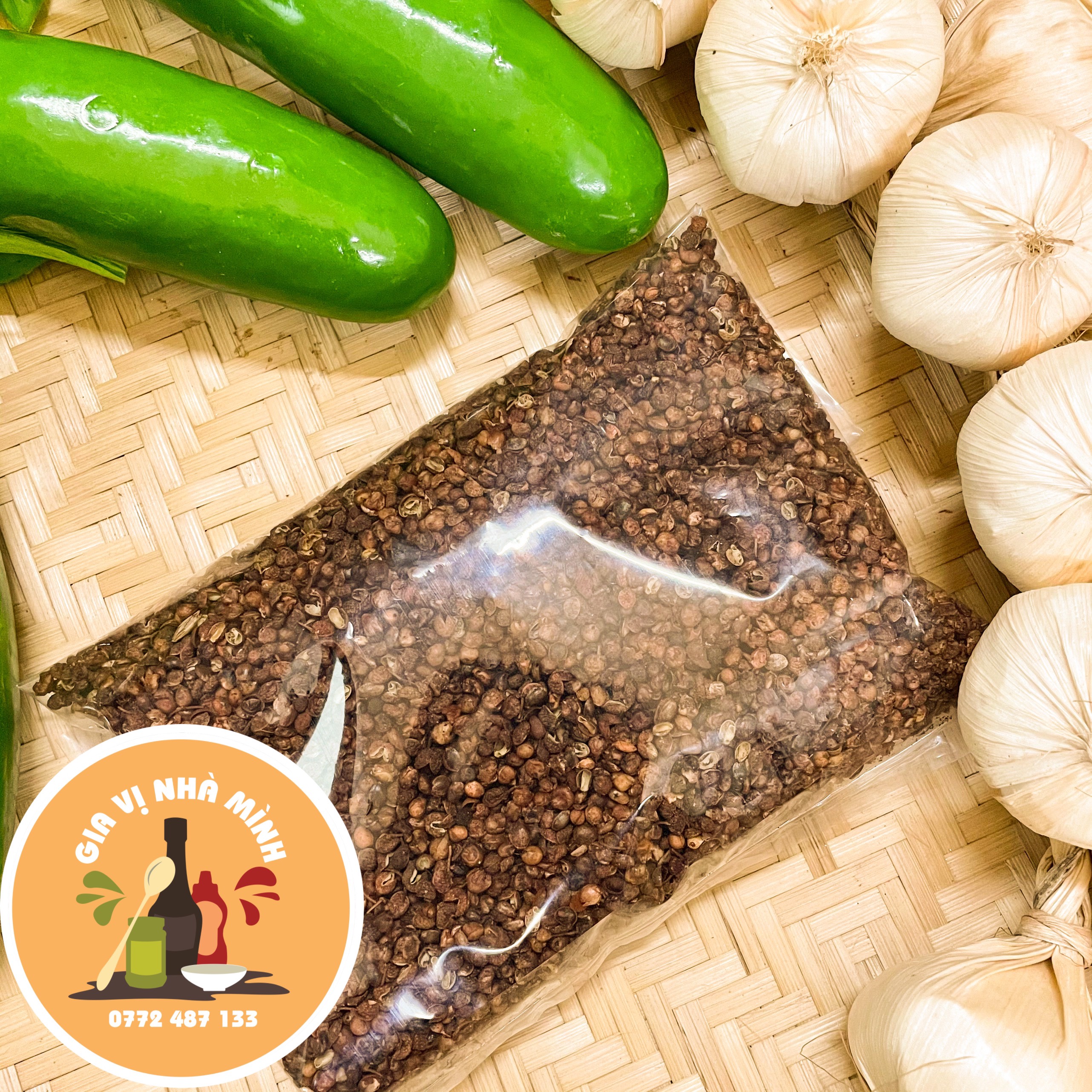 Hạt hoa tiêu đỏ nguyên chất gói 100gr-500gr