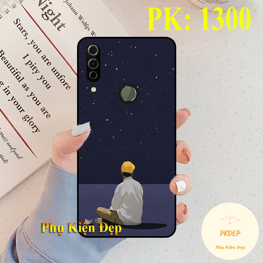 [HCM]Ốp lưng Vsmart Joy 3 dẻo đen in hình cô gái thả thính