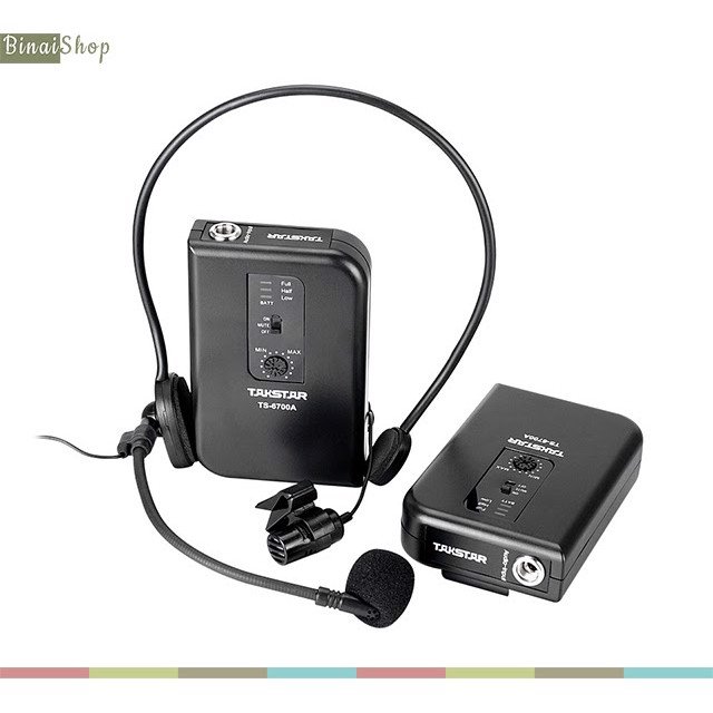 Bộ micro gài áo/ cầm tay không dây vhf takstar ts-6700pp/6700hh