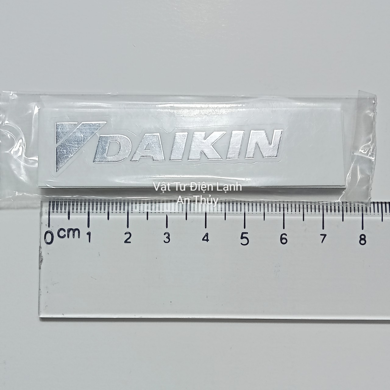 Combo 10 tem dán mặt máy lạnh daikin chữ bạc