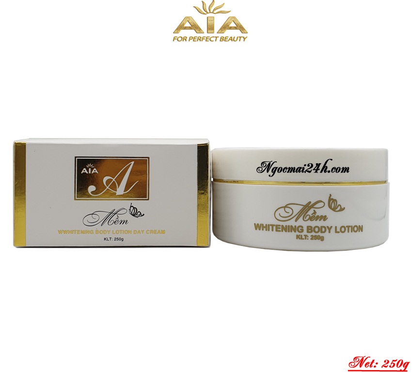 Kem body trắng da mềm Whitening Body Lotion - Mỹ Phẩm AIA (250g)