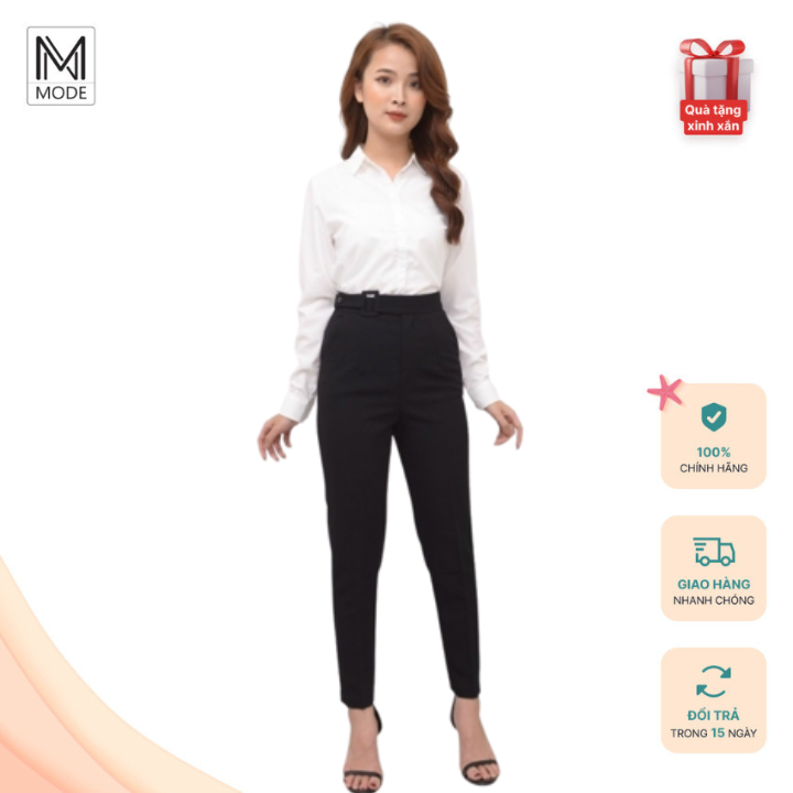 Quần Baggy Công Sở Đai Vải Beskha Cao Cấp Bsk Che Khuyết Điểm Tốt Thoải Mái Dễ Mặc [Hàng Xuất Dự Xịn] - Ngocmode